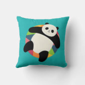 Zen Panda Spin Kissen (Rückseite)