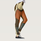 Zen Panda Sticker – Relaxed Cartoon Bear in Casual Leggings (Rechts)