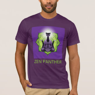 Zen Panther & the Dharma Wheel - (mit Titel) T-Shirt