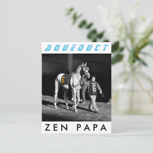 Zen Papa Postkarte (Stehend Vorderseite)