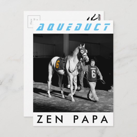 Zen Papa Postkarte (Vorne/Hinten)