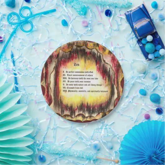 Zen Pappteller (Party)