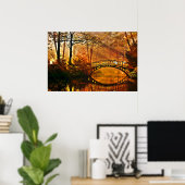 Zen paradiesische Brücke, Ruhe und Liebe durch Hei Poster (Heimbüro)