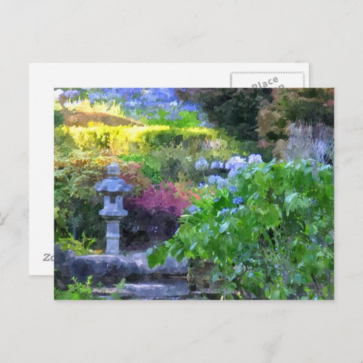 Zen Path Postkarte (Vorne/Hinten)