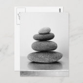 Zen Pebbles Postcard Postkarte (Vorne/Hinten)