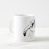 Zen, Pelz und Flexibilität Kaffeetasse (Vorderseite Links)