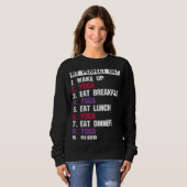 Zen Perfect Day Yoga Meditation Namaste Sweatshirt (Vorne ganz)