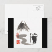 Zen Pilgrim Postkarte (Vorne/Hinten)