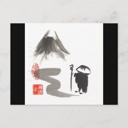 Zen Pilgrim Postkarte (Vorderseite)