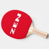 Zen-Pingpongpaddel Tischtennis Schläger (Seitenansicht)