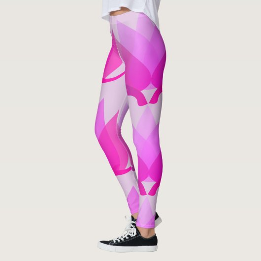 Zen Pink Lotus Leggings (Links)