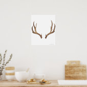 Zen Point Deer Poster (Küche)