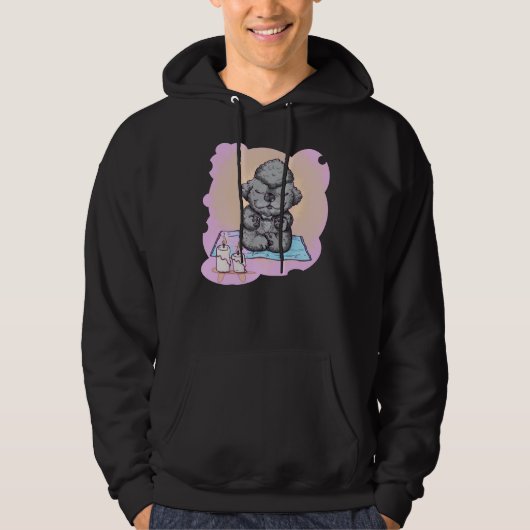 Zen Poodle Hoodie (Vorderseite)
