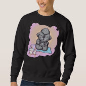 Zen Poodle Sweatshirt (Vorderseite)