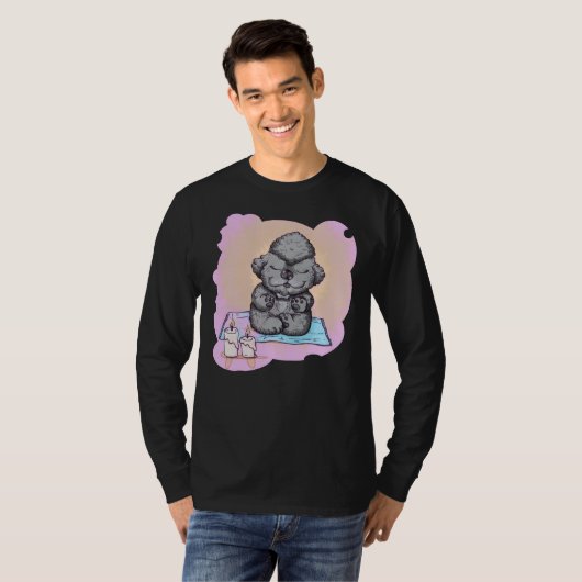Zen Poodle T-Shirt (Vorne ganz)