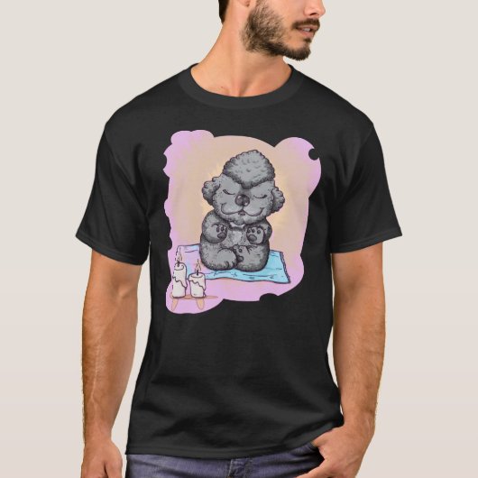 Zen Poodle T-Shirt (Vorderseite)