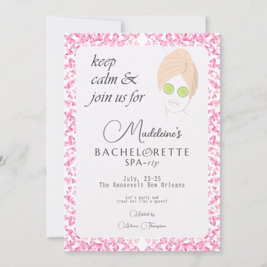 Zen Pool & Wellness-Center Weekend Erreichbarkeit Einladung (Vorderseite)