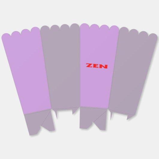 Zen-Popcorn-Boxen Geschenkschachtel (Ungeklappt)