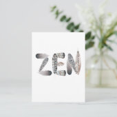 Zen Postkarte (Stehend Vorderseite)