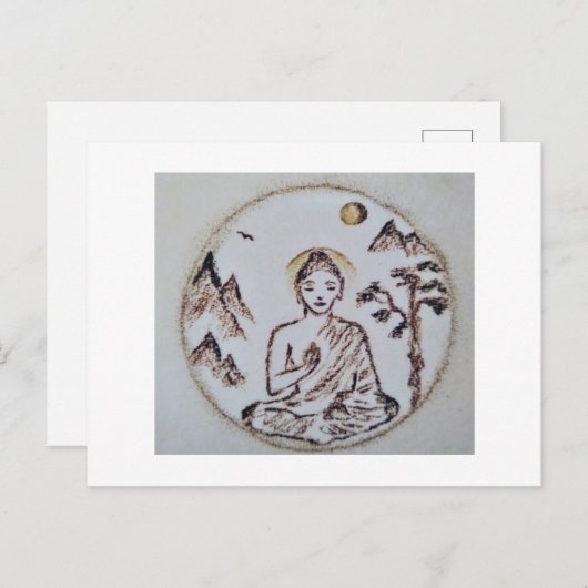 Zen postkarte (Vorne/Hinten)