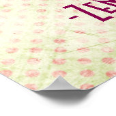 Zen Proverb Inspiration Zitat Poster (Ecke)