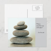 Zen Proverb Postcard Postkarte (Vorne/Hinten)