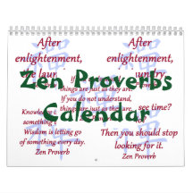 Zen Proverbs-Kalender