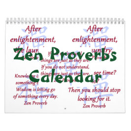 Zen Proverbs-Kalender Kalender