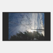 ZEN RECHTECKIGER AUFKLEBER (Vorderseite)