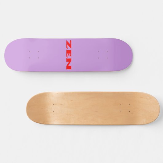 Zen Red Llac Skateboard (Horizontal)