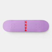 Zen Red Llac Skateboard (Horizontal)