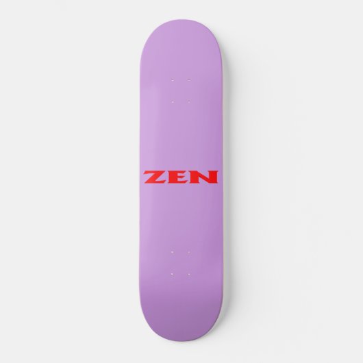Zen Red Llac Skateboard (Vorderseite)