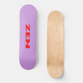 Zen Red Llac Skateboard (Vorderseite)