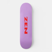 Zen Red Llac Skateboard (Vorderseite)