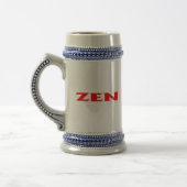 Zen red stein bierglas (Links)