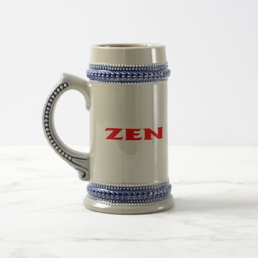 Zen red stein bierglas (Links)