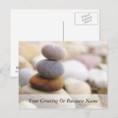 Zen Rock Garden Postkarte (Vorne/Hinten)