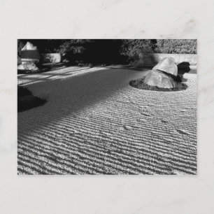Zen Rock Garden Postkarte