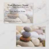 Zen-Rock-Garten Visitenkarte (Vorne/Hinten)