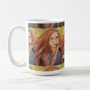 Zen Rocker Girl art Kaffeetasse