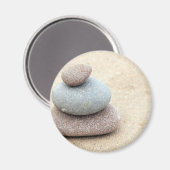Zen Rocks Magnet (Vorderseite/Rückseite)
