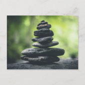 ZEN ROCKS POSTCARD POSTKARTE (Vorderseite)