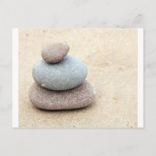 Zen Rocks Postkarte