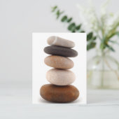 Zen Rocks; Postkarte (Stehend Vorderseite)