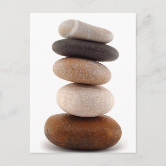 Zen Rocks; Postkarte (Vorderseite)