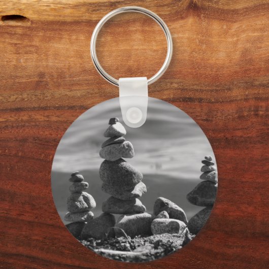 Zen Rocks Schlüsselanhänger (Vorderseite)