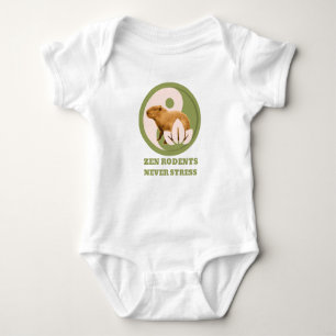 Zen Rodents stress Capybara Baby Strampler