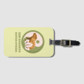 Zen Rodents stress Capybara Gepäckanhänger (Vorderseite (Horizontal))