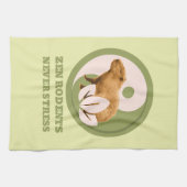 Zen Rodents stress Capybara Geschirrtuch (Horizontal)