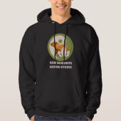 Zen Rodents stress Capybara Hoodie (Vorderseite)